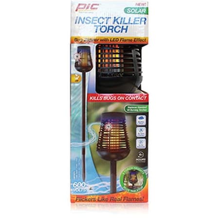 Pic PIC 355776 Solar Bug Zapper Torch 355776